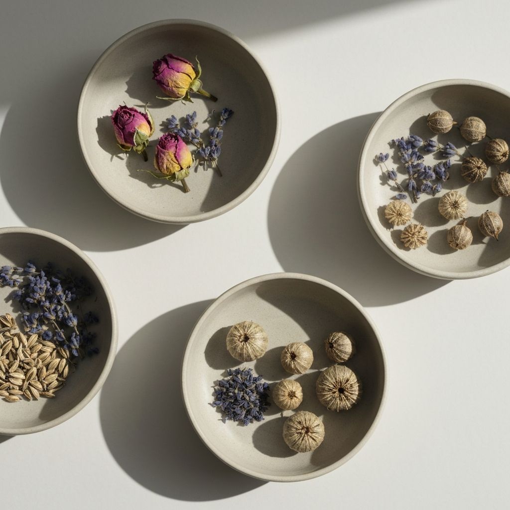 Seed and flower ingredients